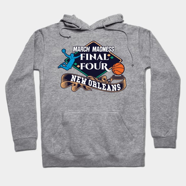 MARCH MADNESS FINAL FOUR | 2 SIDED Hoodie by VISUALUV